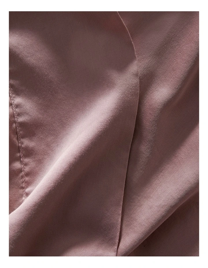 Palm Cove Washed Bamboo Cotton Sheet Set in Dusky Lavender image 3