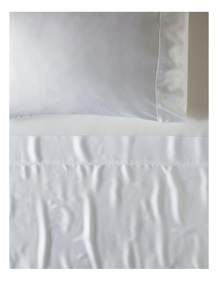 Tencel Lyocell Fibre 50cm Sheet Set in White image 2