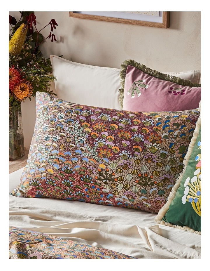 Desert Flowers Cotton Sateen Quilt Cover Set by Jessie Ngwarraye image 2