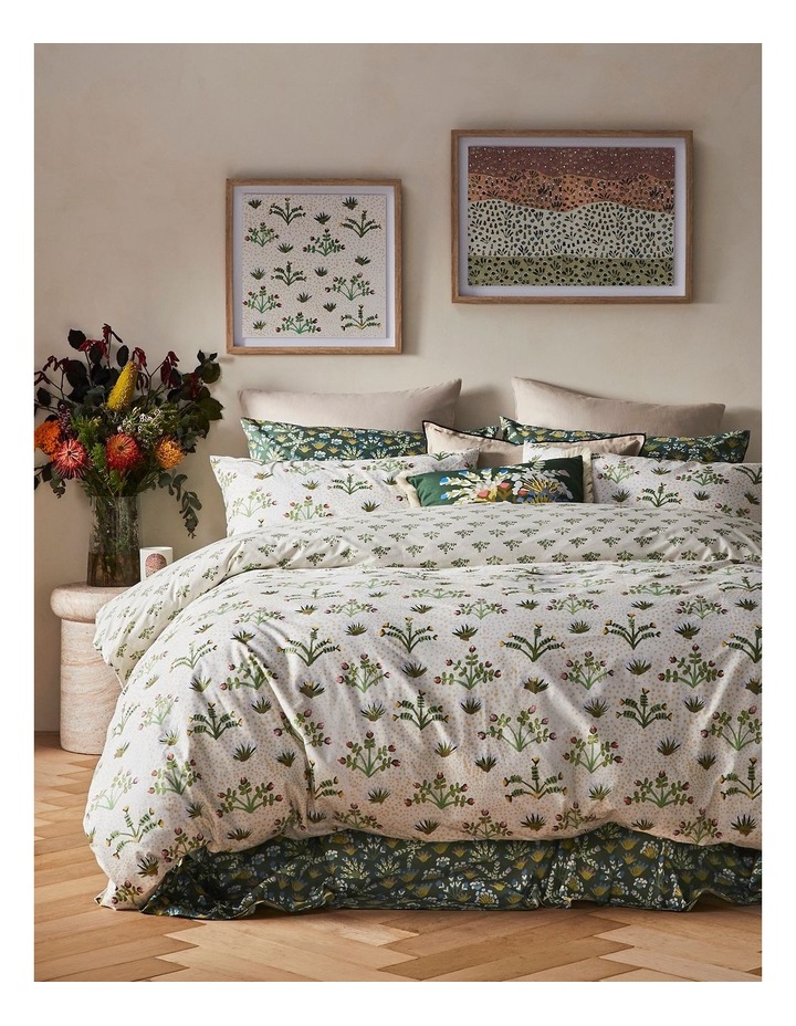 Bush Flowers Cotton Quilt Cover Set by Latoya Ngwarraye Petrick image 1