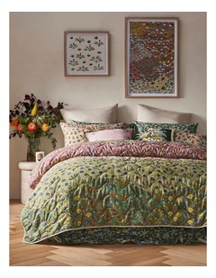 My Country Quilted Cotton Coverlet by Michelle Pula Holmes