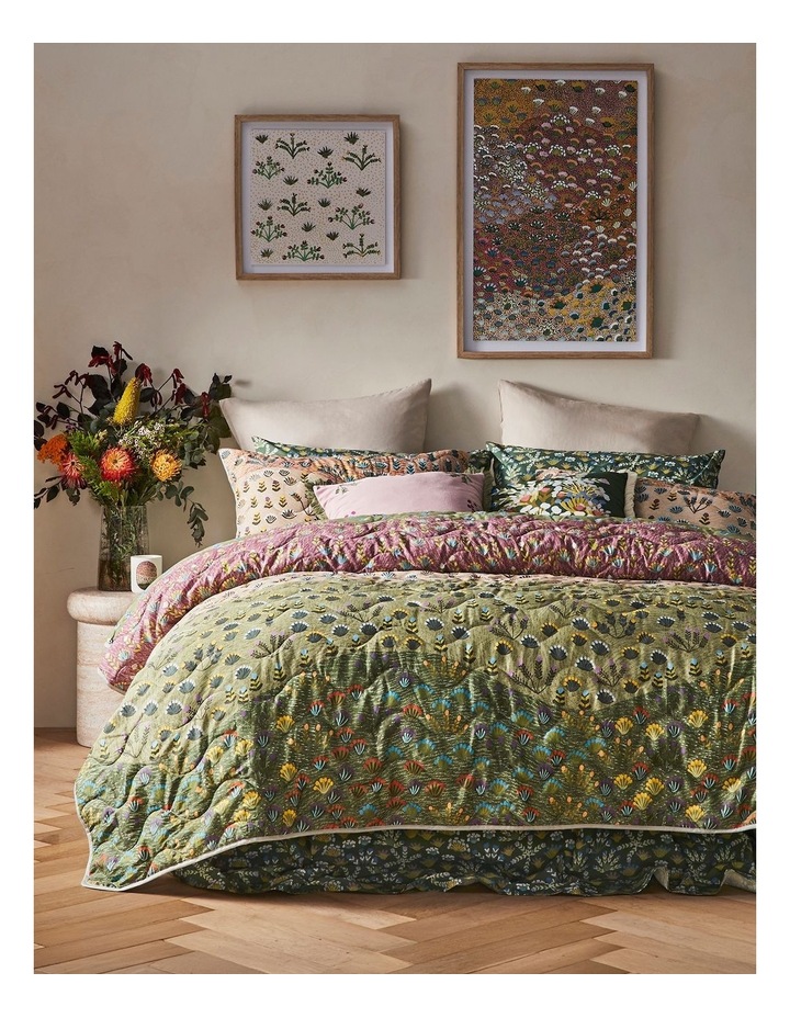 My Country Quilted Cotton Coverlet by Michelle Pula Holmes image 1