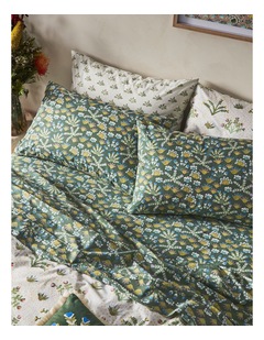 Desert Flowers Cotton Sheet Set by Jessie Ngwarraye