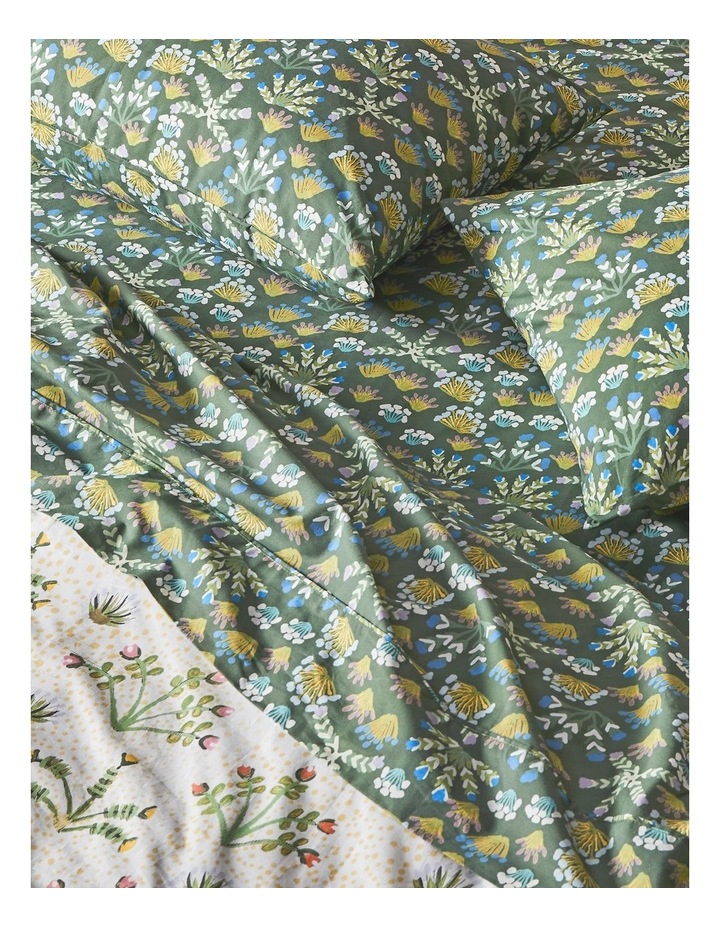 Desert Flowers Cotton Sheet Set by Jessie Ngwarraye image 3
