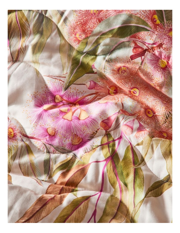 Flowering Gum Quilted Cotton Coverlet in Natural image 3