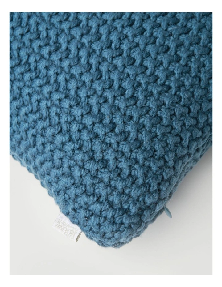 Norwood Knitted Cushion in Seaglass image 2
