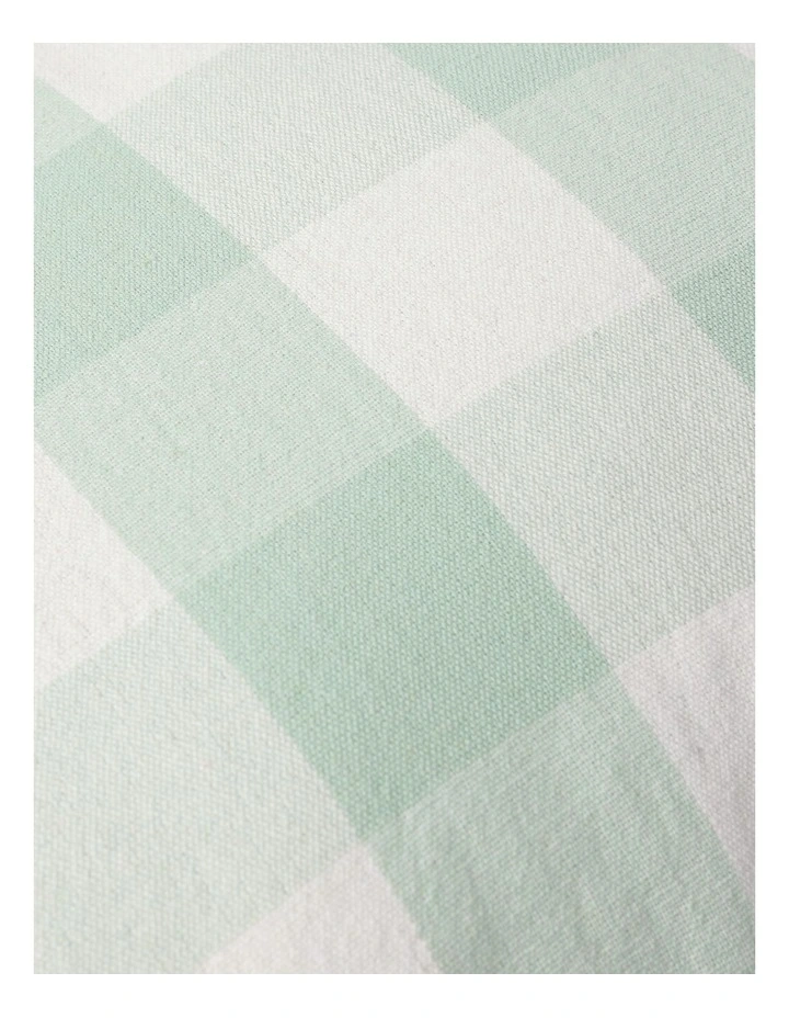 Gingham Cushion in Sage image 2