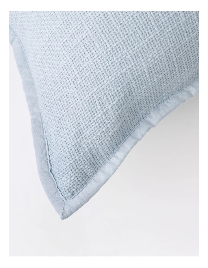 Granada Cotton Cushion in Light Blue image 2