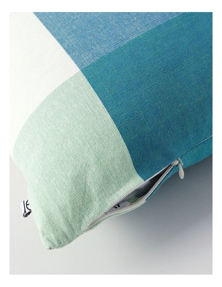 Callie Check Cushion in Purple/Denim image 4