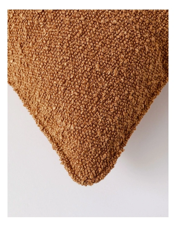 Boucle Cushion in Caramel image 2