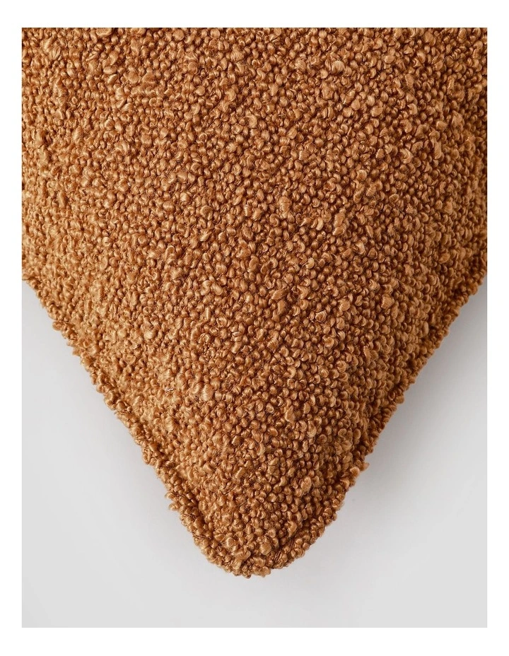 Boucle Cushion in Caramel image 2