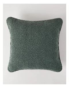 Boucle Cushion in Dusky Green