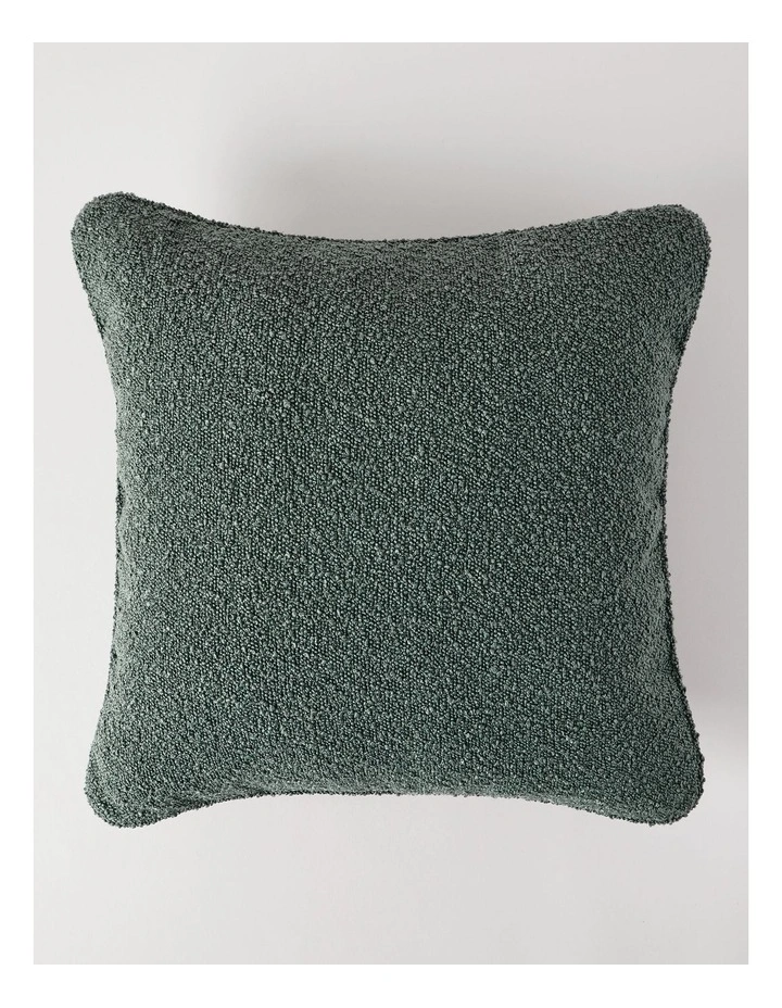 Boucle Cushion in Dusky Green image 1