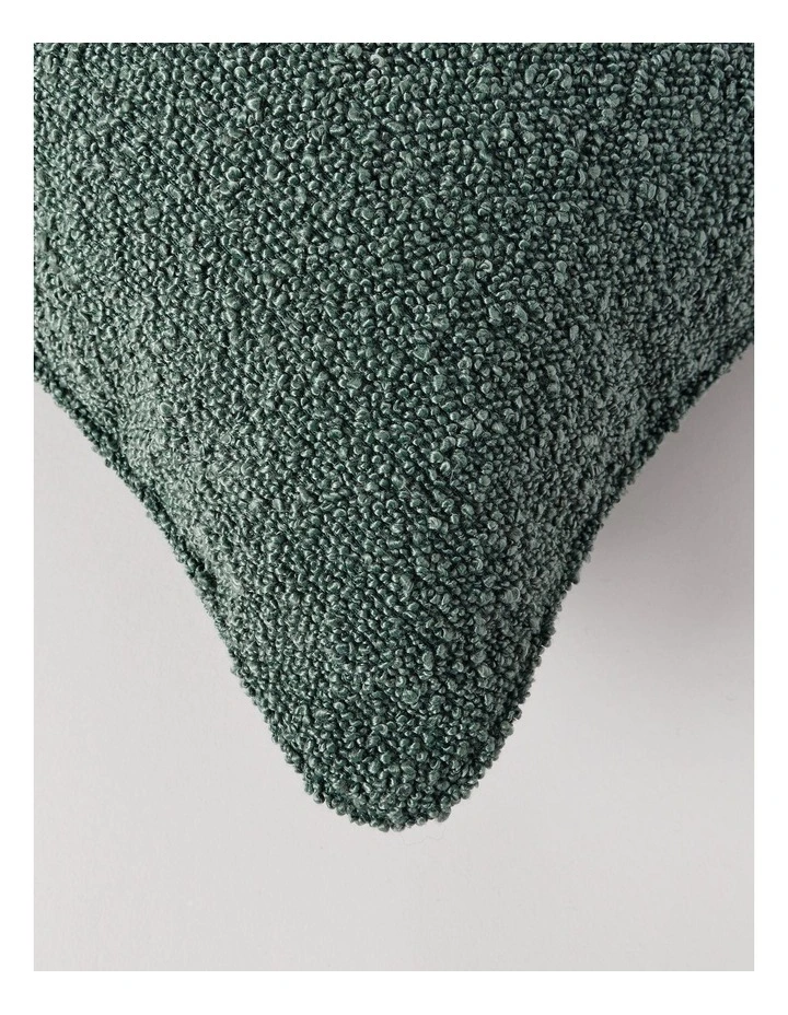 Boucle Cushion in Dusky Green image 2