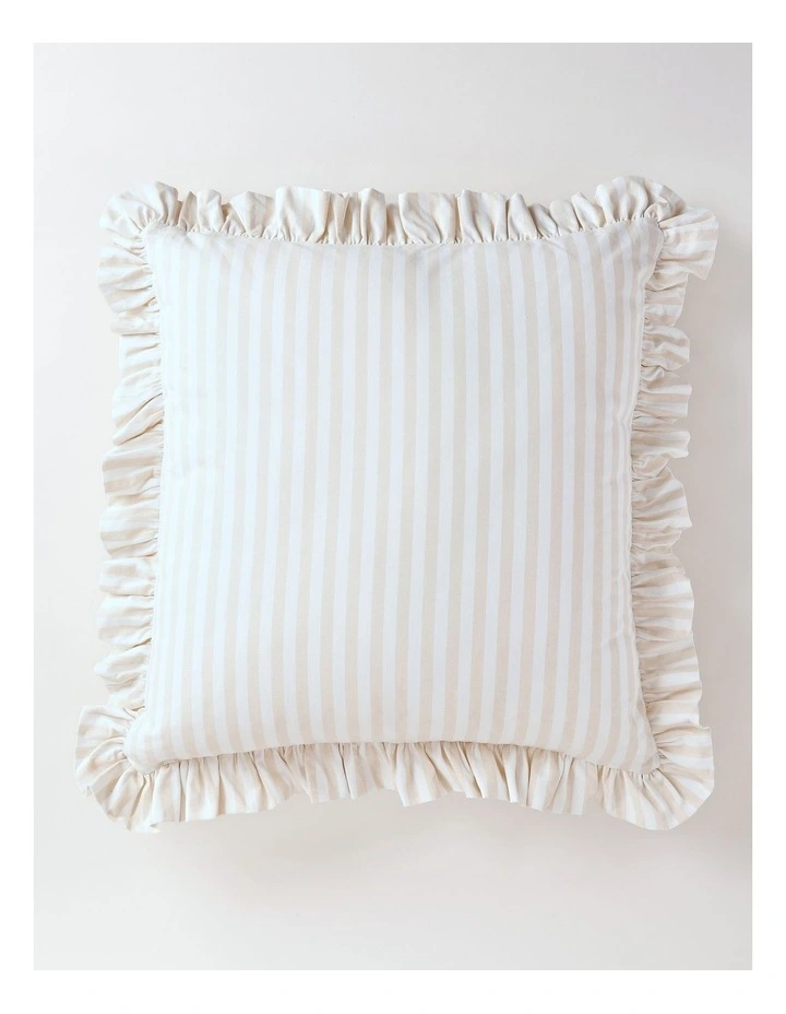 Charlotte Stripe Cushion in Natural image 1