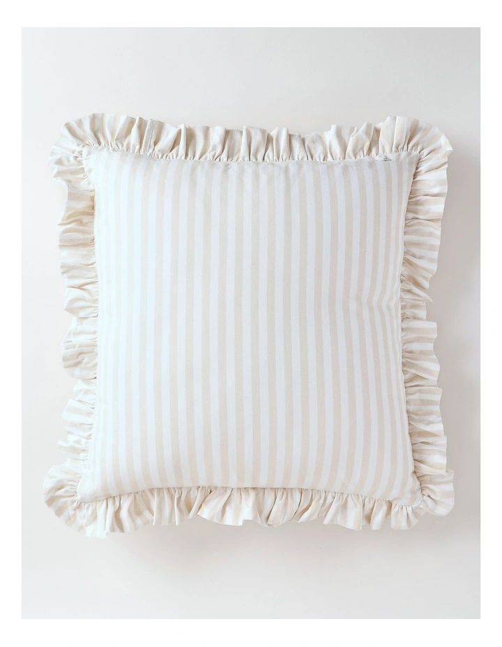Charlotte Stripe Cushion in Natural image 4
