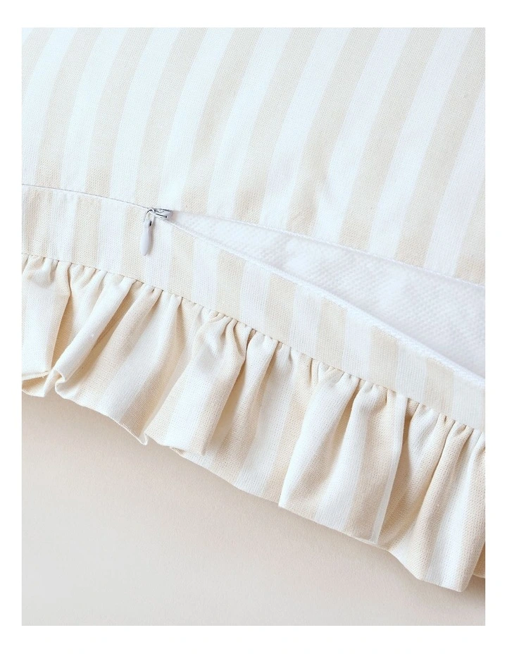 Charlotte Stripe Cushion in Natural image 5
