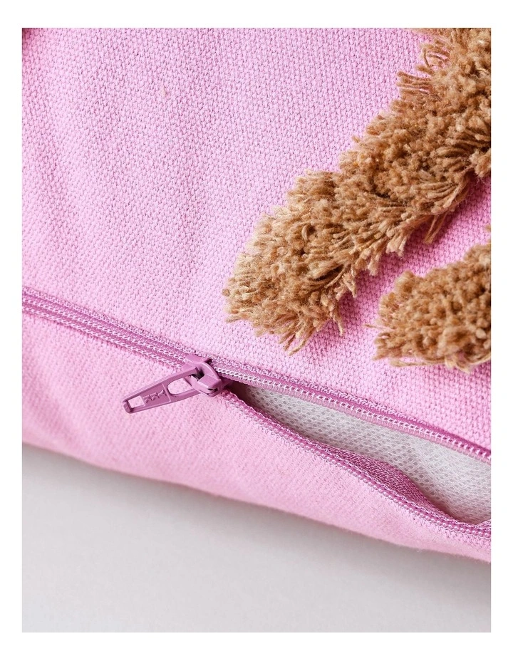Tufted Wiggle Cushion in Pink image 5