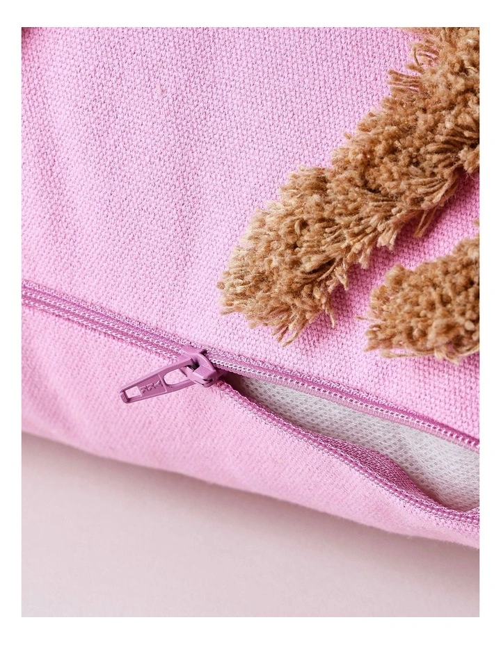 Tufted Wiggle Cushion in Pink image 5