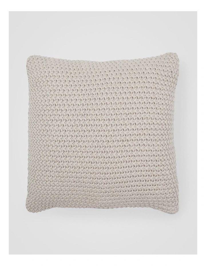 Norwood Knitted Cushion Moonbeam image 1
