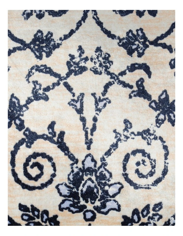 Celeste Velvet Cushion In Navy image 3