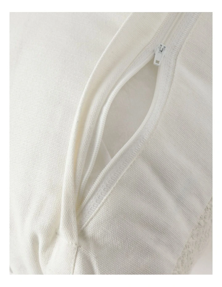 Belongil Cushion in White image 4