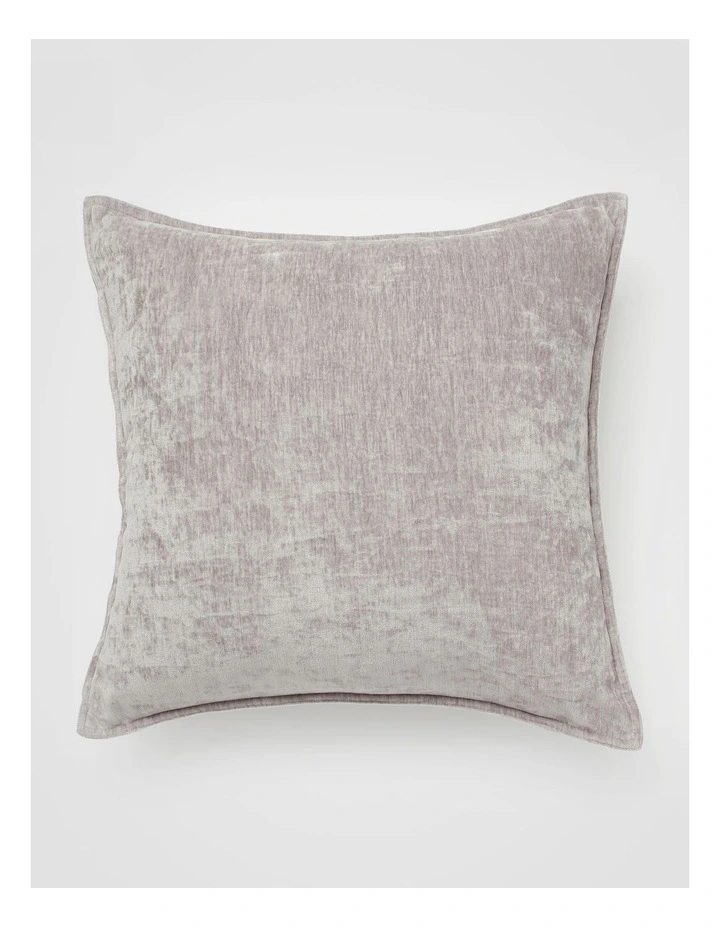 Valerie Velvet Cushion 50x50cm in Silver image 1