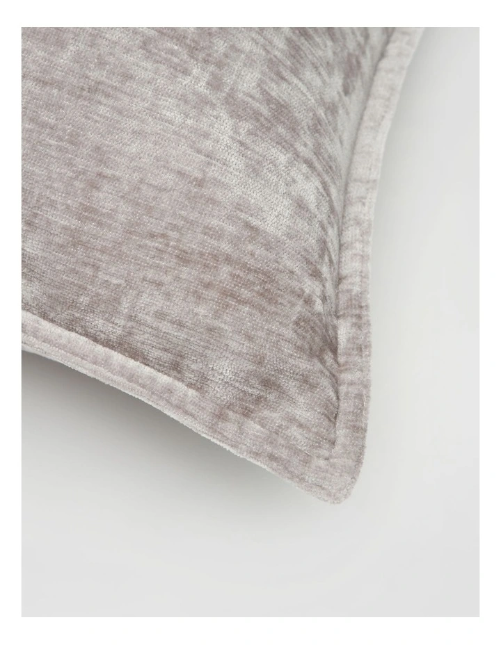 Valerie Velvet Cushion 50x50cm in Silver image 2
