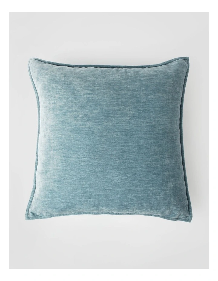 Valerie Velvet Cushion 50x50cm in Duck Egg image 1