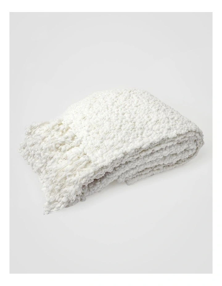 Boucle Throw in Cloud image 3