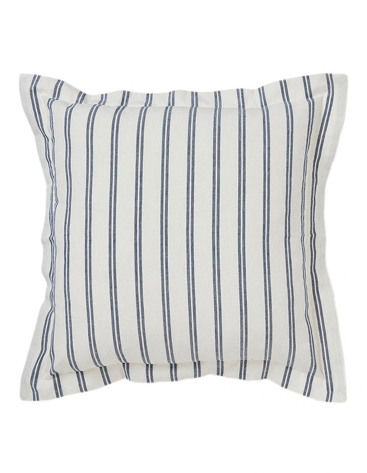 Provence Cushion 50x50cm in Dark Blue Stripe image 1