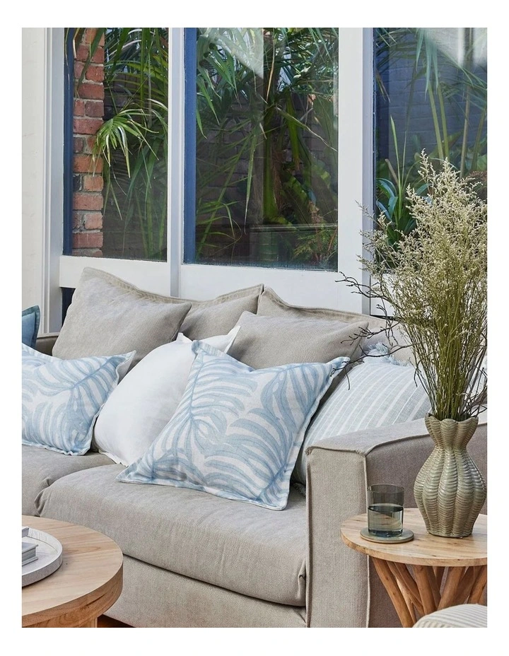 Pacific Cushion 50cm in Light Blue image 2