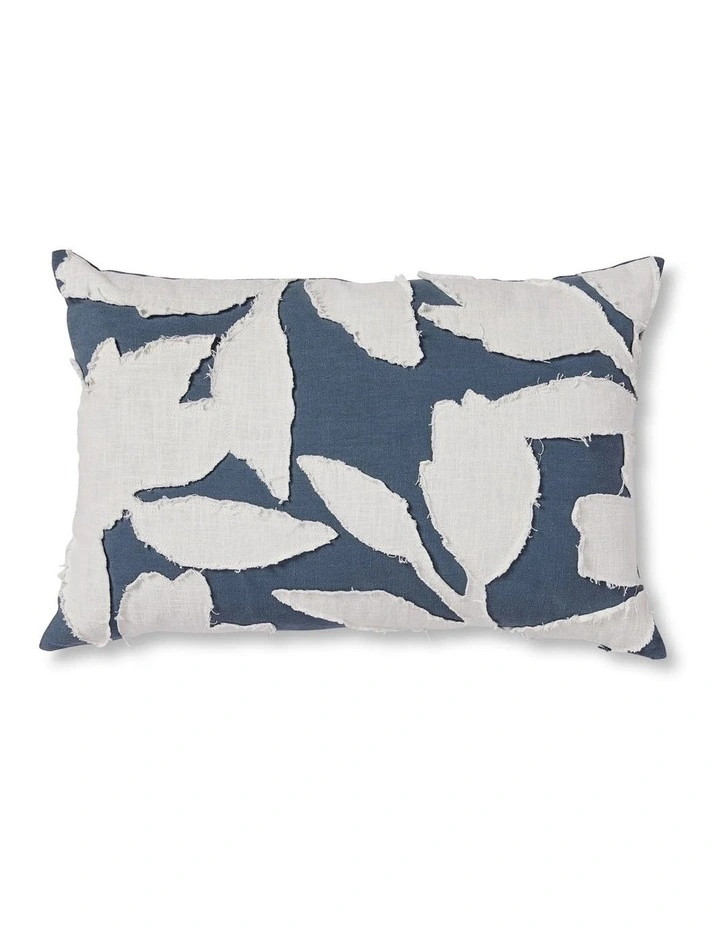 Noah Applique Cushion 40x60cm in Blue image 1