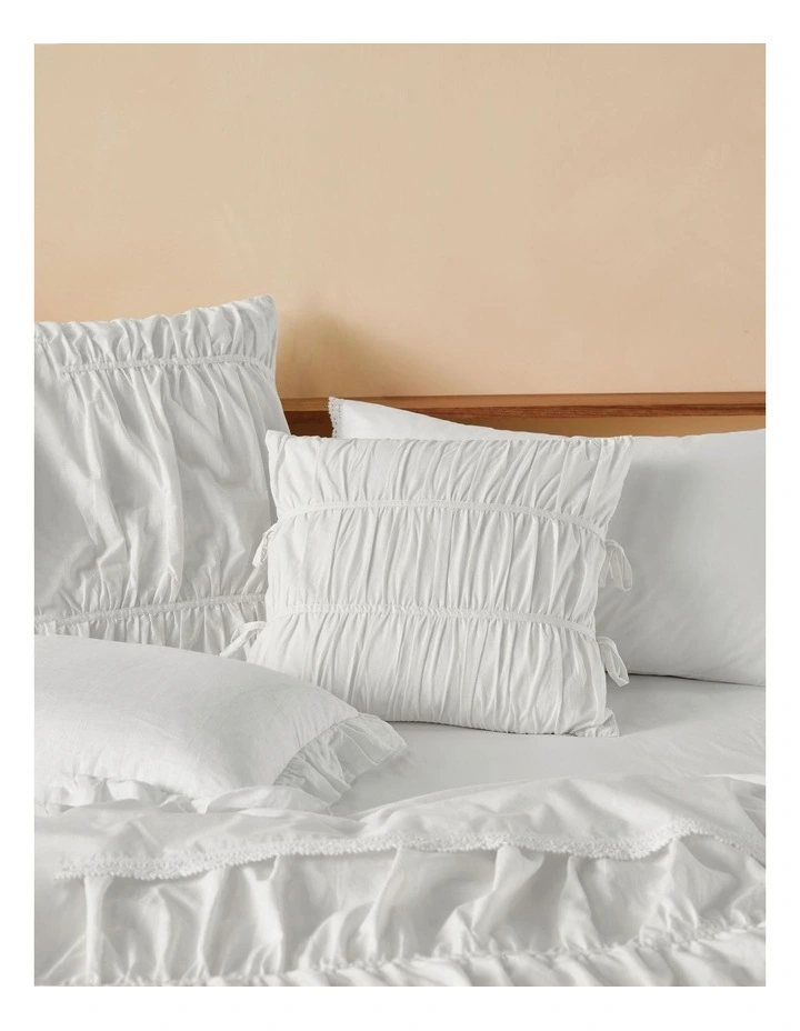 Layla Cushion in White image 2