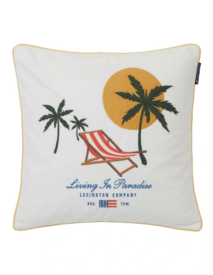 Home Paradise Cushion 50x50cm in White image 1