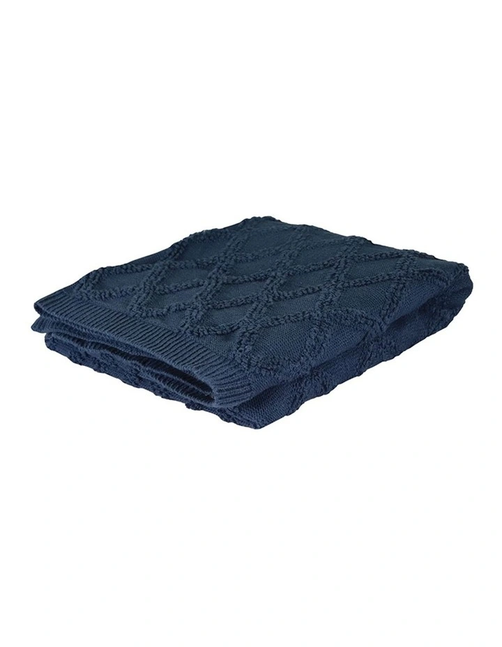 Madras Link Otway Dark Blue Throw 130x150cm image 1