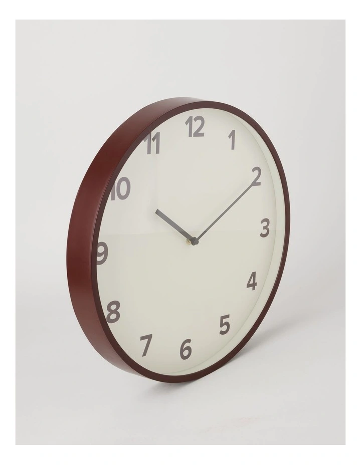 Terry Clock in Cherry 40cm image 2
