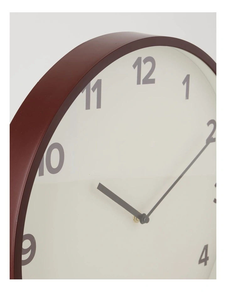 Terry Clock in Cherry 40cm image 3