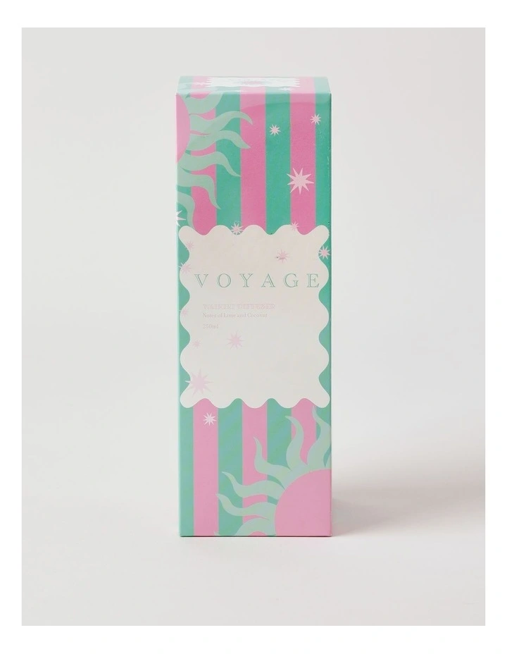 Voyage Waikiki Diffuser 250ml in Green/Pink image 3