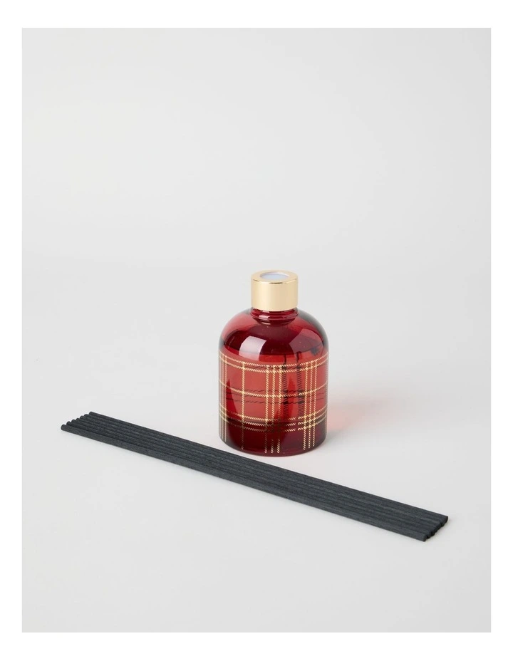 Tartan Christmas Diffuser 180ml in Red image 2