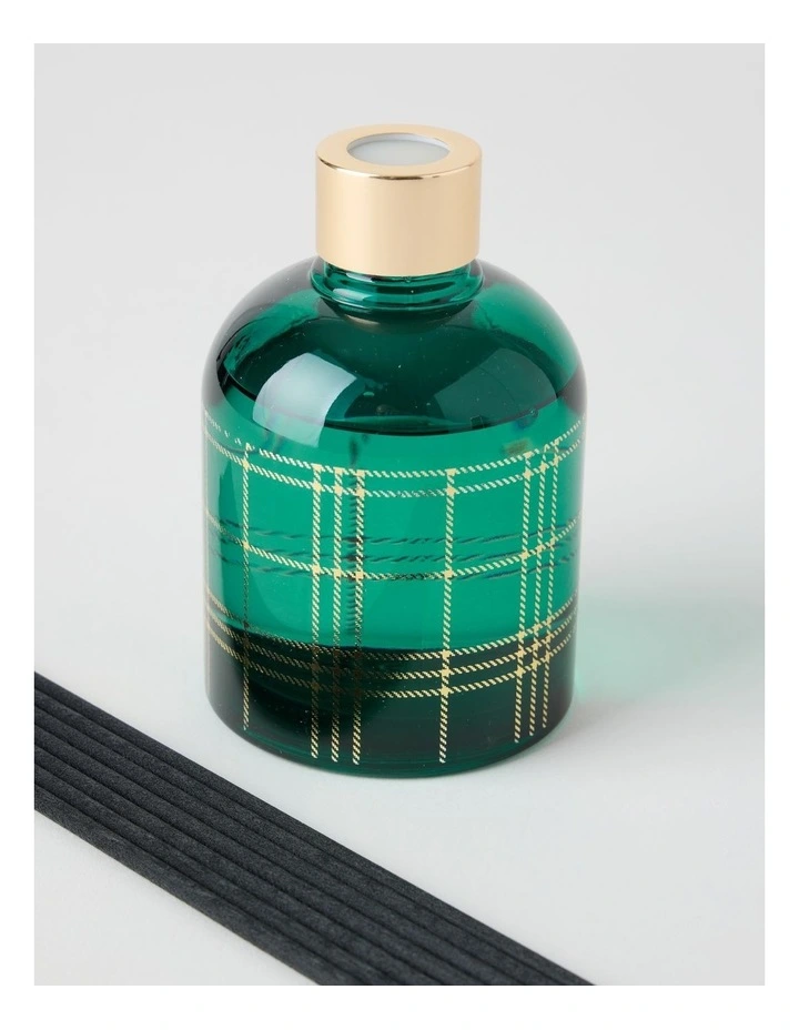 Tartan Christmas Diffuser 180ml in Green image 3
