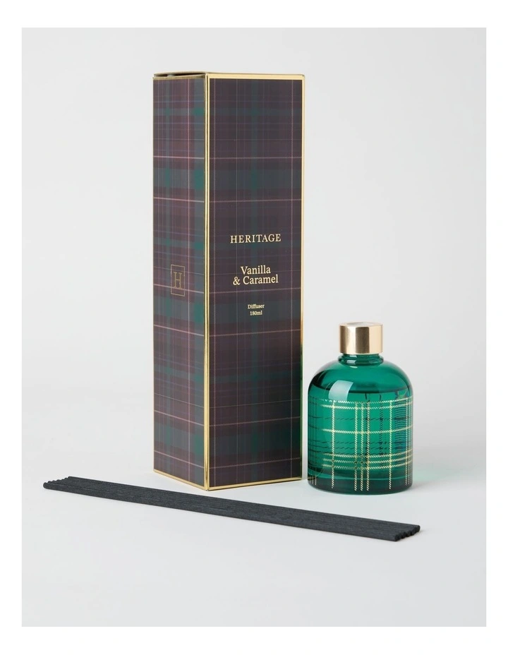 Tartan Christmas Diffuser 180ml in Green image 4