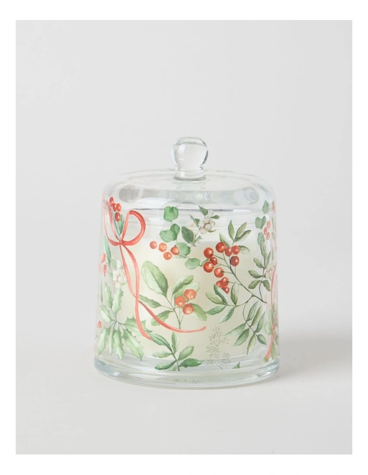 Christmas Foliage Cloche Candle 280g image 3