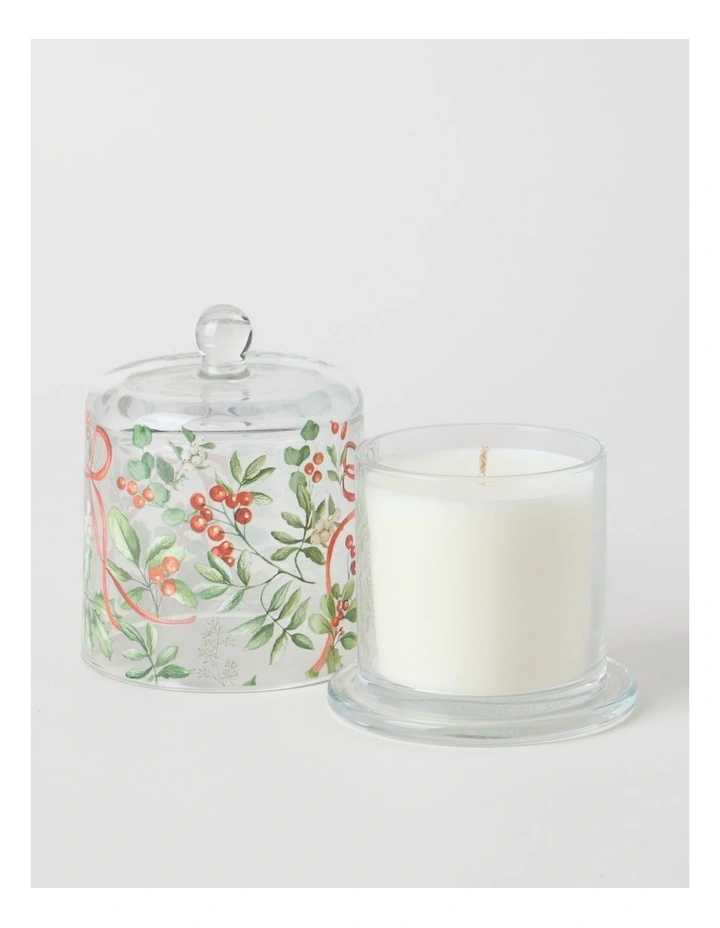 Christmas Foliage Cloche Candle 280g image 4