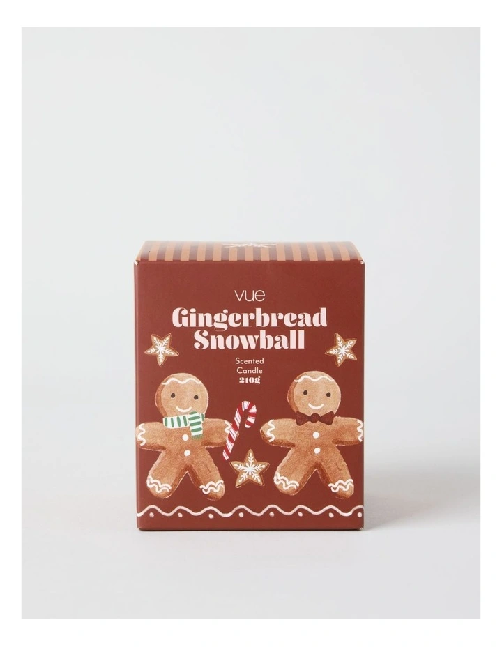 Decal Gingerbread Candle 210g image 1