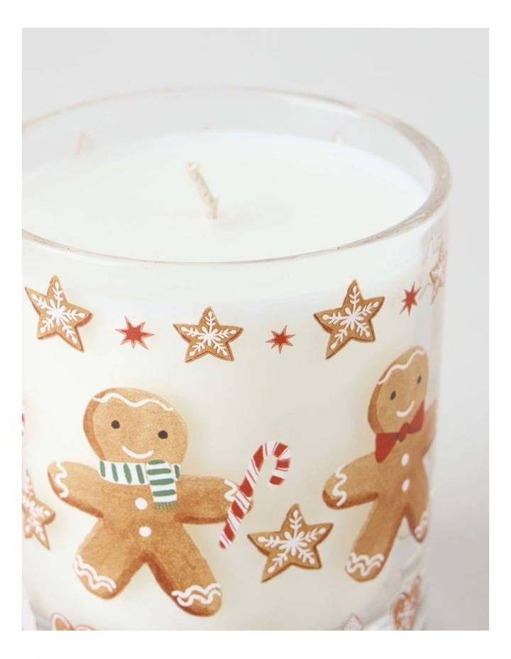 Decal Gingerbread Candle 210g image 3
