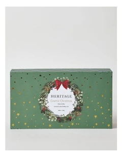 Cosmic Christmas Balsam & Bliss Candle & Diffuser Set in Green