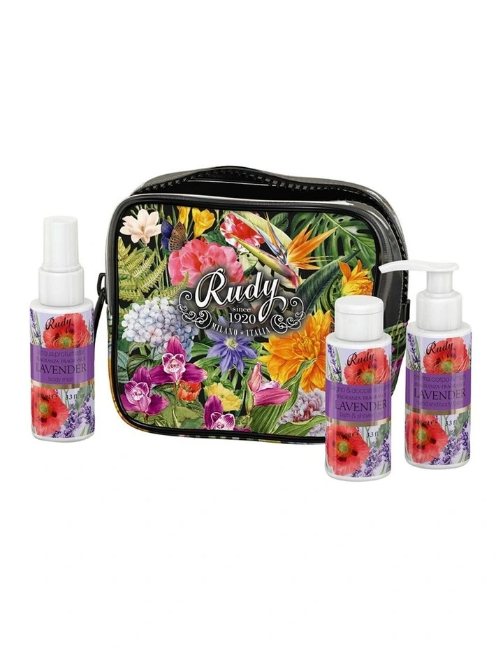 Mini Clutch Bag Gift Set 3 x 100ml in Multi image 3