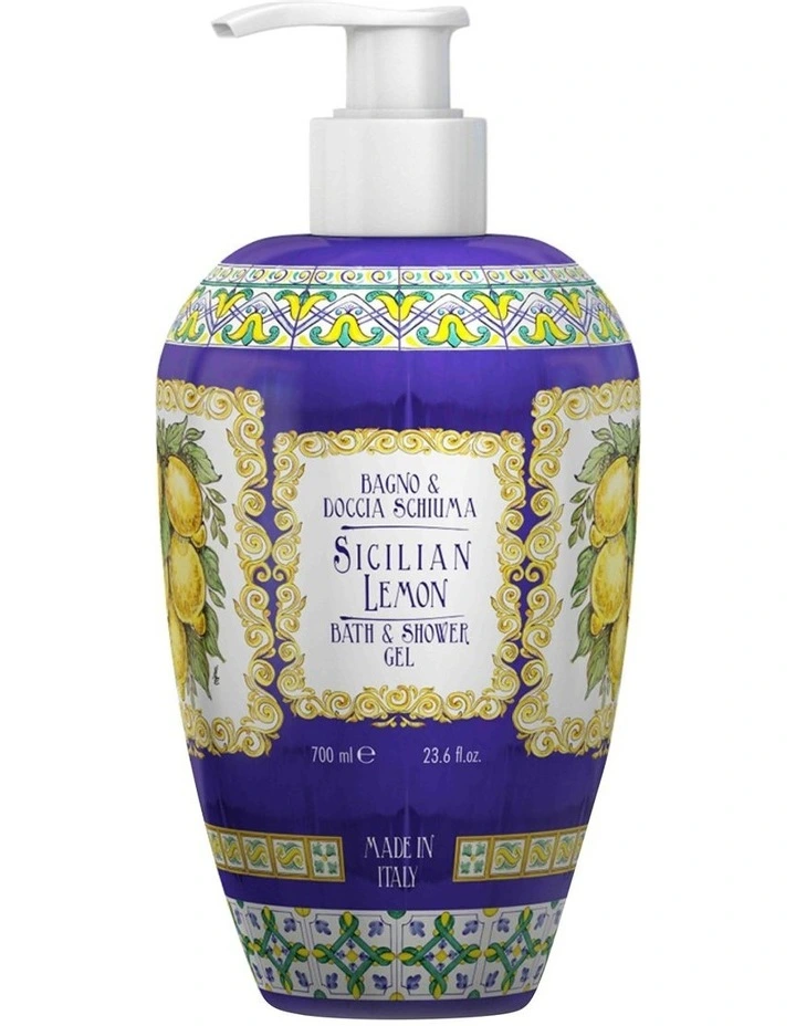 Sicilian Lemon Bath & Body Duo Gift Set - Body Wash & Hand Wash image 5