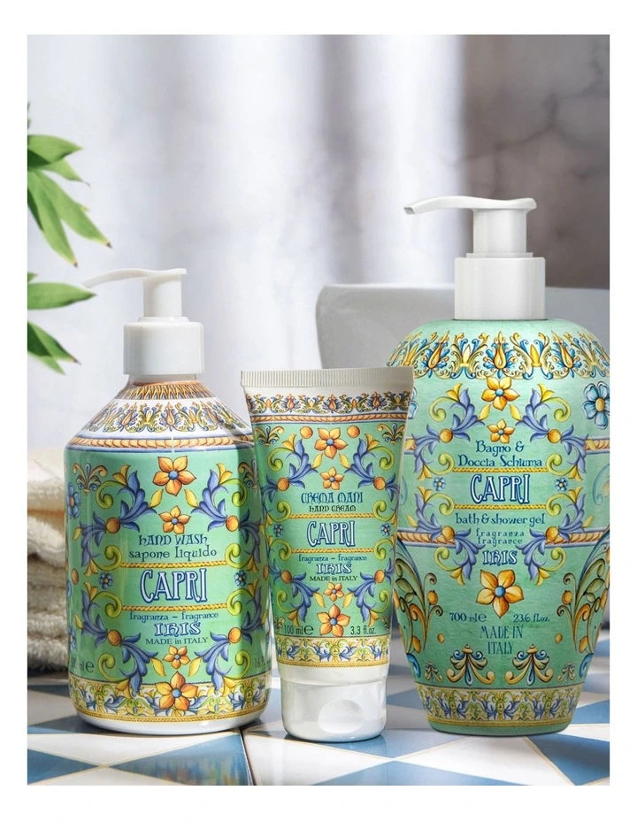 Capri Bath & Body Gift Set - Body Wash, Hand Wash & Hand Cream image 2